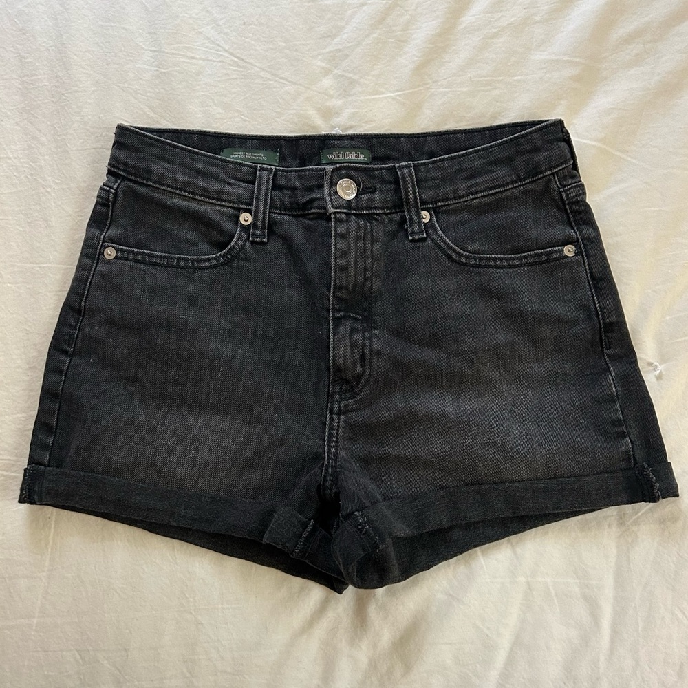 Black Wild Fable Jean Shorts